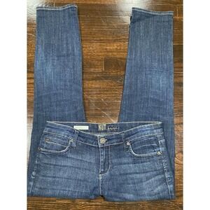 KUT FROM THE KLOTH Katy Boyfriend Blue Denim Jeans Women's Size 4 Low Rise Ankle